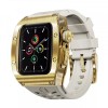 Husa Waterproof ShellBox pentru Apple Watch 44mm Series, Aurie