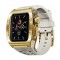 Husa Waterproof ShellBox pentru Apple Watch 44mm Series, Aurie