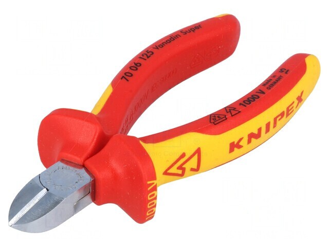 Clește lateral izolat 125mm oțel crom-vanadium