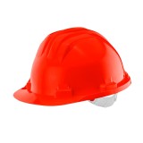 Casca de protectie certificata NEO, rosie, reglabila 55-65 cm
