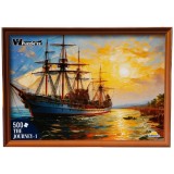 Puzzle Witty Puzzlezz, Vapor cu panze, 500 piese