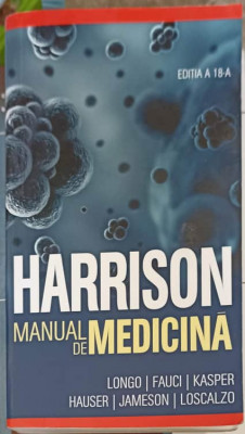 HARRISON. MANUAL DE MEDICINA. LONGO, FAUCI, KASPER, HAUSER, JAMESON, LOSCALZO-DAN L. LONGO foto