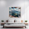Folie imprimata color pentru decor perete locuinta, dimensiune 125 x 110cm, model: VIEW TO HAVEN 35, AVEX