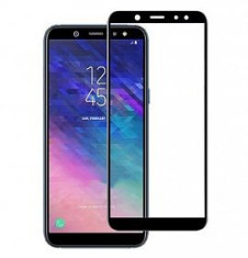 Folie de sticla full screen Samsung Galaxy A6 2018 Black foto