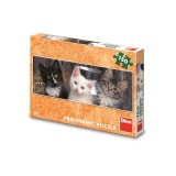 Cumpara ieftin Puzzle panoramic Pisicute, 150 piese - DINO TOYS