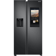 Side by Side Samsung RS6HA8891B1/EF, 614 l, No Frost, Family Hub, Twin Cooling Plus, SmartThings, WiFi, Compresor Digital Inverter, Clasa E, H 178 cm, foto