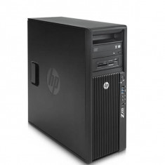 Unitate PC Refurbished, HP Z420 WORKSTATION TOWER, Procesor XEON E5 1620, Memorie RAM 4 GB, HDD 250 GB + HDD 2 TB + HDD 2 TB, Placa video Nvidia Quadr