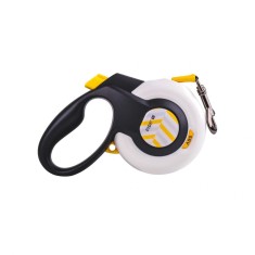 LESA PENTRU CAINI FIDA AUTOBRAKE BANDA XL WHITE 5 M 30-40 KG foto