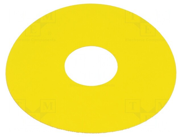 Tăbliță descriptivă galbenă 45x75mm plastic
