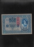 Austria Austro Ungaria 1919 (1902) 1000 1.000 coroane kronen seria56970