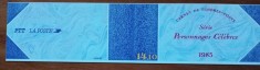 FRANTA 1985-&amp;#039;&amp;#039;Personalitati celebre&amp;#039;&amp;#039; carnet nepliat&amp;#039;&amp;#039;-ff.rarr MNH -NESTAMP foto