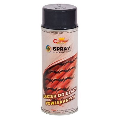 Spray vopsea pentru tabla acoperis RAL 8019 foto