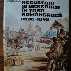 Bresle, negustori si meseriasi in Tara Romaneasca / Vladimir Diculescu