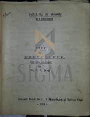 Dr. V. G. ISPIR - CURS de SECTOLOGIE - Critica Sectelor lito - Facultatea de Teologie 1928 foto