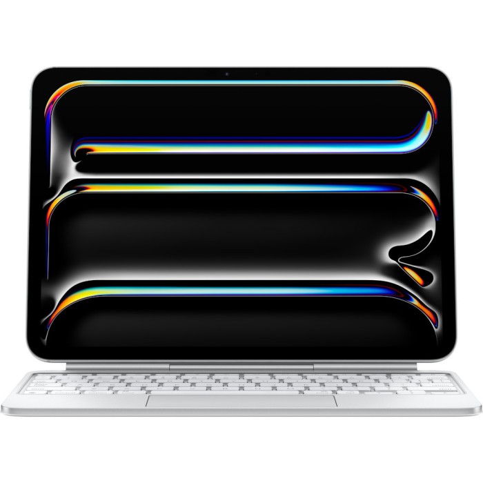 Husa cu tastatura Apple Magic Keyboard pentru iPad Pro 11&quot; (M4), layout INT EN, Alb