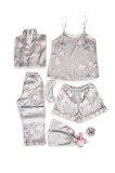 Set pijamale dama, 637BNC1257 - L, Benicia, Viscoza, Gri