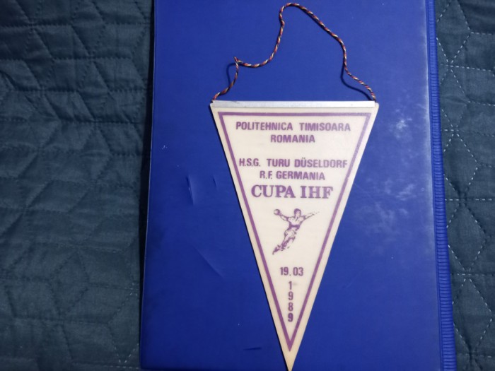 Fanion Poli Timisoara - HSG Turu Duseldorf