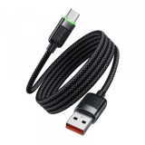 Cablu Date si Incarcare USB-A - USB-C McDodo CA-5650 Self Winding, 66W, 1.2m, Negru