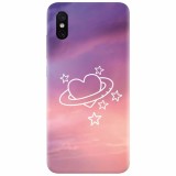 Husa silicon pentru Xiaomi Mi 8 Pro, Galaxy Heart