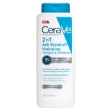 Șampon și balsam 2 &icirc;n 1 CeraVe Anti-mătreață cu pirition de zinc 1%, 355 ml