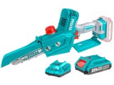 Mini ferăstrău cu lanț pe acumulator - lamă 150mm, cu baterie și &icirc;ncărcător