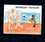 Togo 1987 - Jocurile Olimpice, tenis, colita neuzata