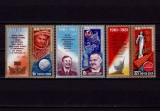 (S1) URSS/Rusia 1981 &quot;Ziua cosmonautilor-Iuri Gagarin&quot;,serie+viniete ! ,MNH