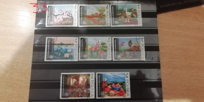 A12 S3 2 - Timbre foarte vechi - Polonia - arta - picturi