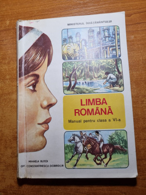 manual de limba romana - pentru clasa a 6-a - din anul 1997 foto