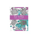Sea Turtles: Adult Coloring Book