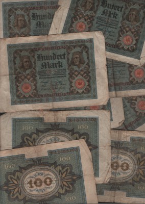 Germania 100 marci mark 1920 VG-F-VF pret pe bucata foto