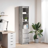 VidaXL Tablou beton gri 37,5x35x180 cm Lemn prelucrat