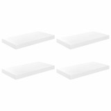 Cumpara ieftin Rafturi de perete, 4 buc., alb extralucios, 50x23,5x3,8 cm, MDF