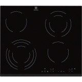 Plita incorporabila vitroceramica Electrolux EHF6343FOK, 4 zone de gatit, touch control, sticla neagra