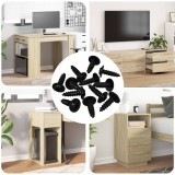 vidaXL Cuie Auto-filetante 12 pcs Negru 3,5 x 12 mm Fier 864500