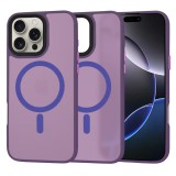 Husa iPhone 16 Pro Max Techsuit HaloFrost&Atilde;&sbquo;&Acirc;&nbsp;MagSafe Series, mov inchis