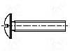 Surub M3, otel inoxidabil A2, 8mm, cap buton, BOSSARD, M3X8/BN500