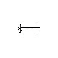 Surub M6, otel inoxidabil A2, 20mm, cap buton, BOSSARD, 1243357