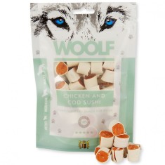 WOOLF Chicken &amp;amp;amp; Cod Sushi 100 g foto