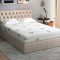 Saltea cu memorie Somnart XXL Memory Plus 160x200, inaltime 25 cm, pentru persoane supraponderale, husa Aloe Vera detasabila, rulata, fermitate mare