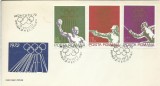 TSV - PLIC 1972 FDC LP 805 - J.O. DE VARA, MUNCHEN - MEDALII OLIMPICE