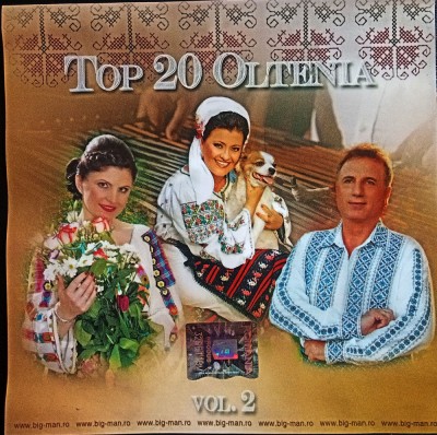 CD Top 20 Oltenia vol 2 Gelu Voicu Rodica Mitran Liviu Dica Steliana Sima foto