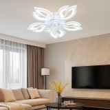 Lustra Led Cu Telecomanda Alba, 100W, &Oslash;625Xh125 Mm, 3000&ndash;6500K