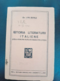 Istoria literaturii italiene de la origini pana in zilele noastre - I.Fr. Botez
