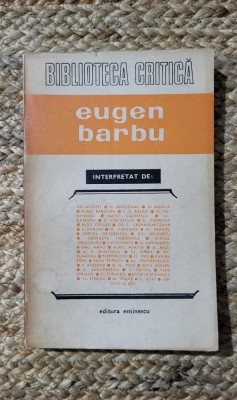 EUGEN BARBU INTERPRETAT DE... foto