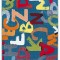 Covor Camera Copii Model Litere 11343-140, Marime 120 x 170 cm, Multicolor, Inaltime Fir 9 mm, Antialergic, Polipropilena, Gradinita, Cresa, Loc de Jo