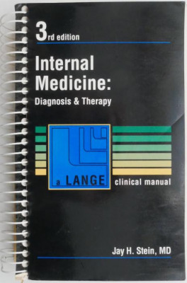 Internal Medicine: Diagnosis &amp;amp; Therapy &amp;ndash; Jay H. Stein foto