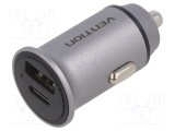 Alimentator USB A și C VENTION 12-24VDC