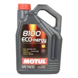 Ulei Motul 8100 Eco-nergy 5W30 5 litri , Performanta E i economie pentru motoare moderne