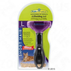 Trimmer profesional Furminator - pisici (&amp;gt; 4.5 kg) cu blana scurta foto